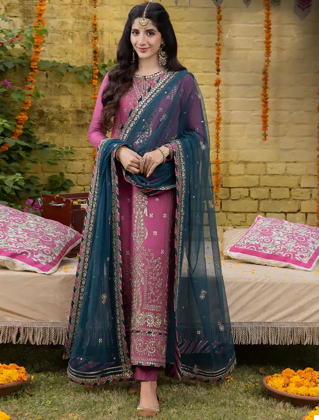 Zaha Dno 10277 Georgette Wholesale Pakistani Salwar Suit