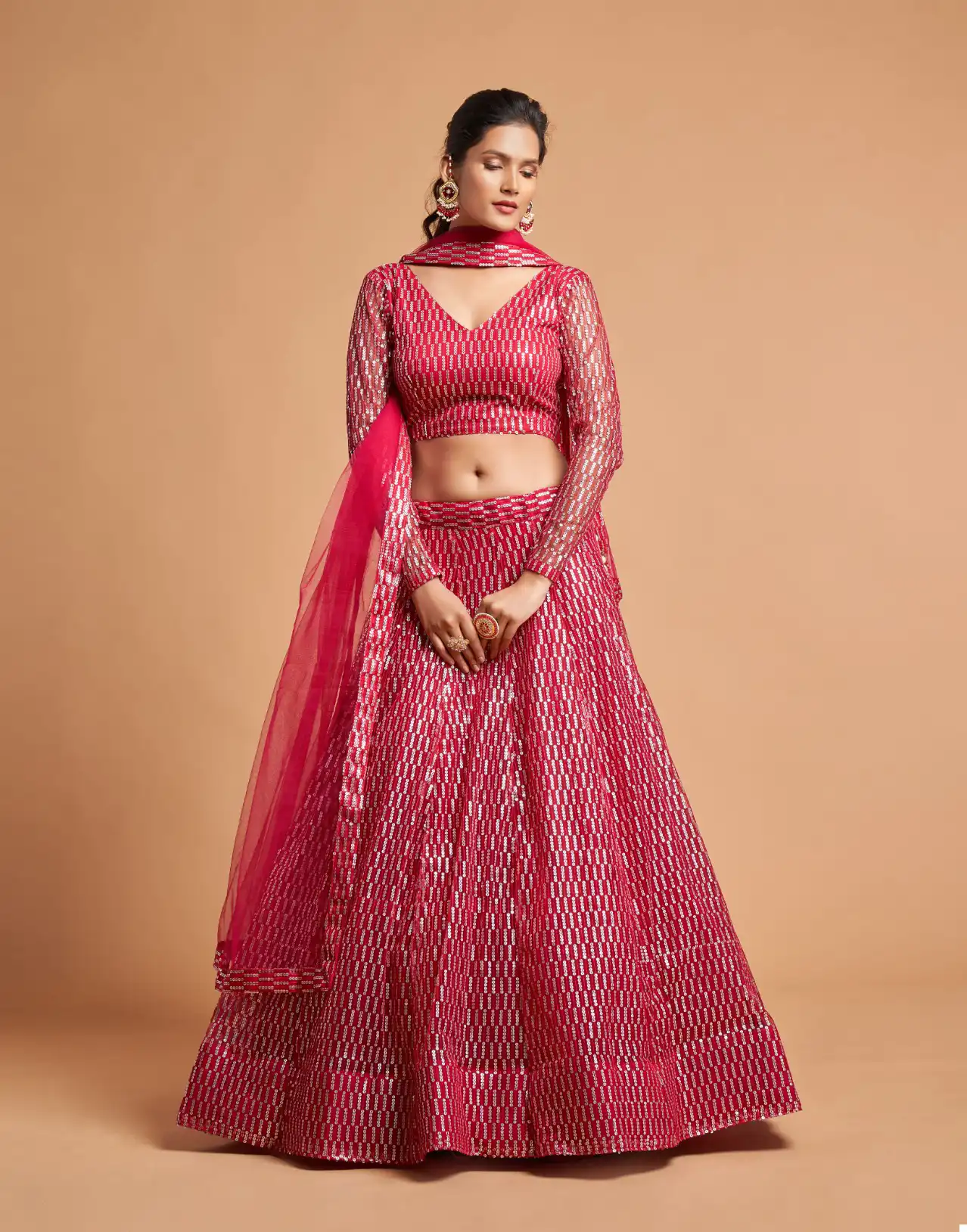 Zeel Neo Romantic Vol 2 Soft Net Wholesale Lehenga Catalog - Image 10