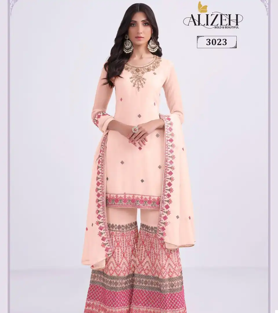 Alizeh Almora Vol 6 Georgette Wholesale Designer Salwar Suit Catalog