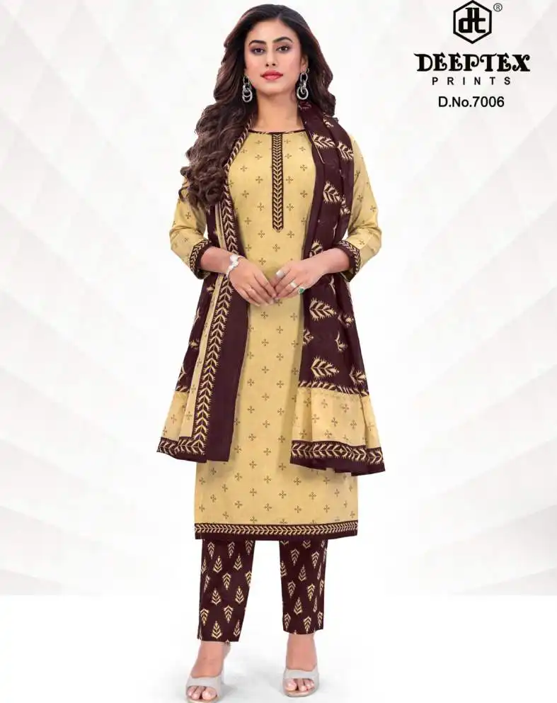 Deeptex Aaliza Vol 7 Cotton Wholesale Salwar Suit Catalog