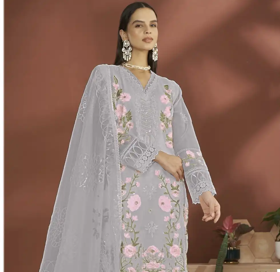Fepic Sr 3303 Organza Wholesale Pakistani Readymade Salwar Suit Catalog