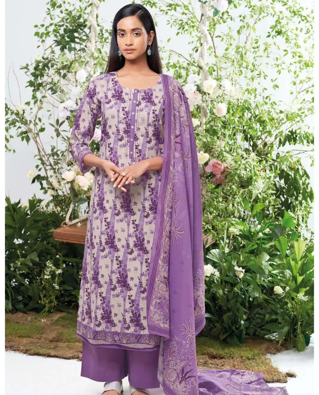 Ganga Elkin 2284 Premium Cotton Printed Wholesale Fancy Salwar Suit Catalog