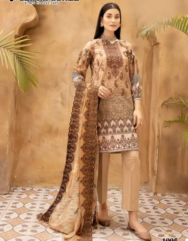Gull A Ahmed Zarqash Vol 1 Lawn Cotton Wholesale Pakistani Salwar Suit Catalog