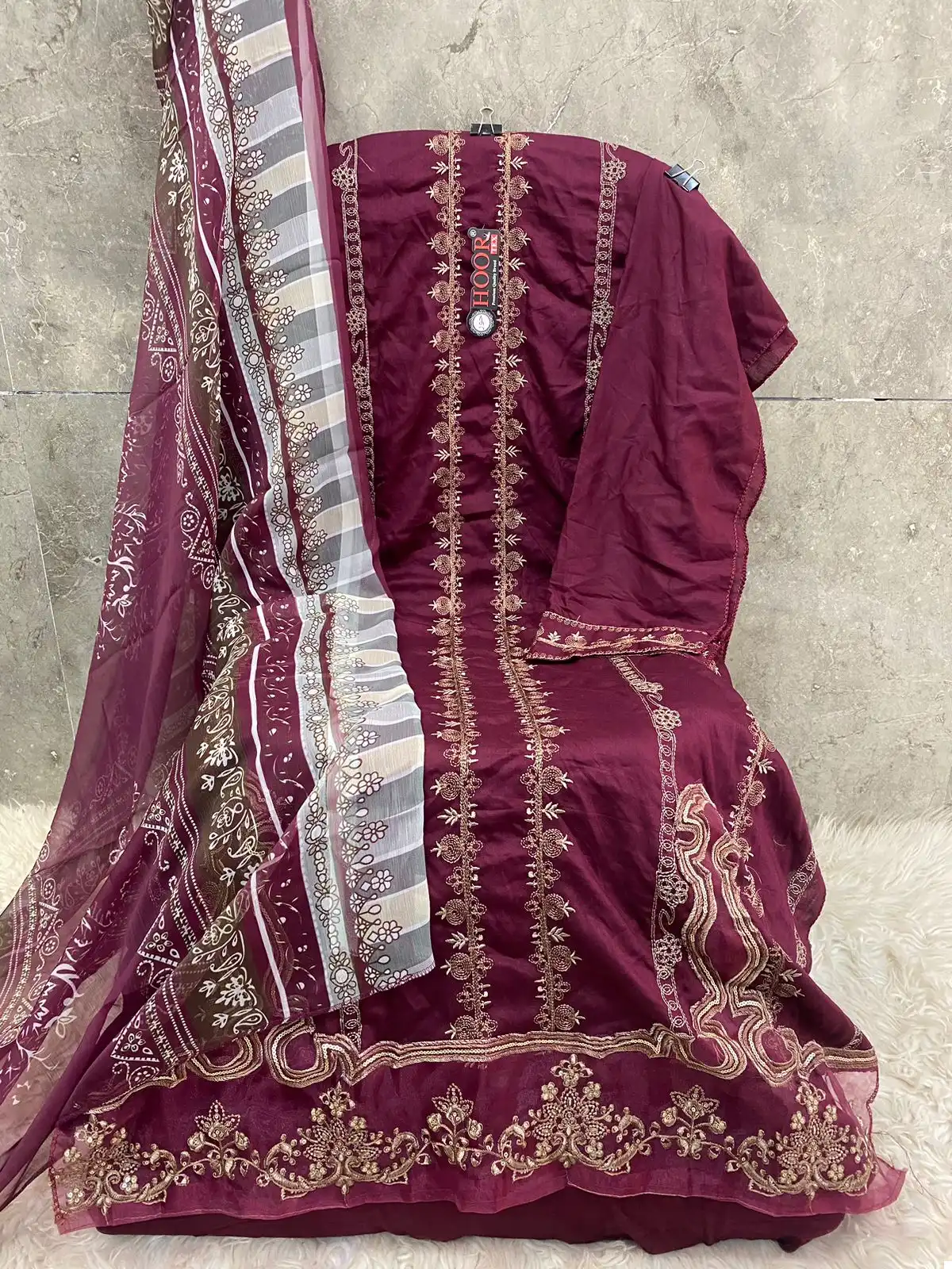 Hoor Tex H-281 A To D Heavy Rayon Wholesale Pakistani Catalog - Image 6