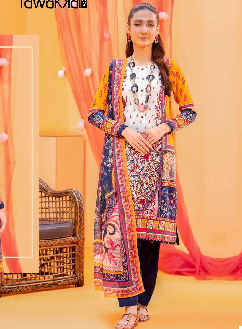 Hoor Tex Tw-6 To 10 Lawn Cotton Wholesale Pakistani Salwar Suit Catalog