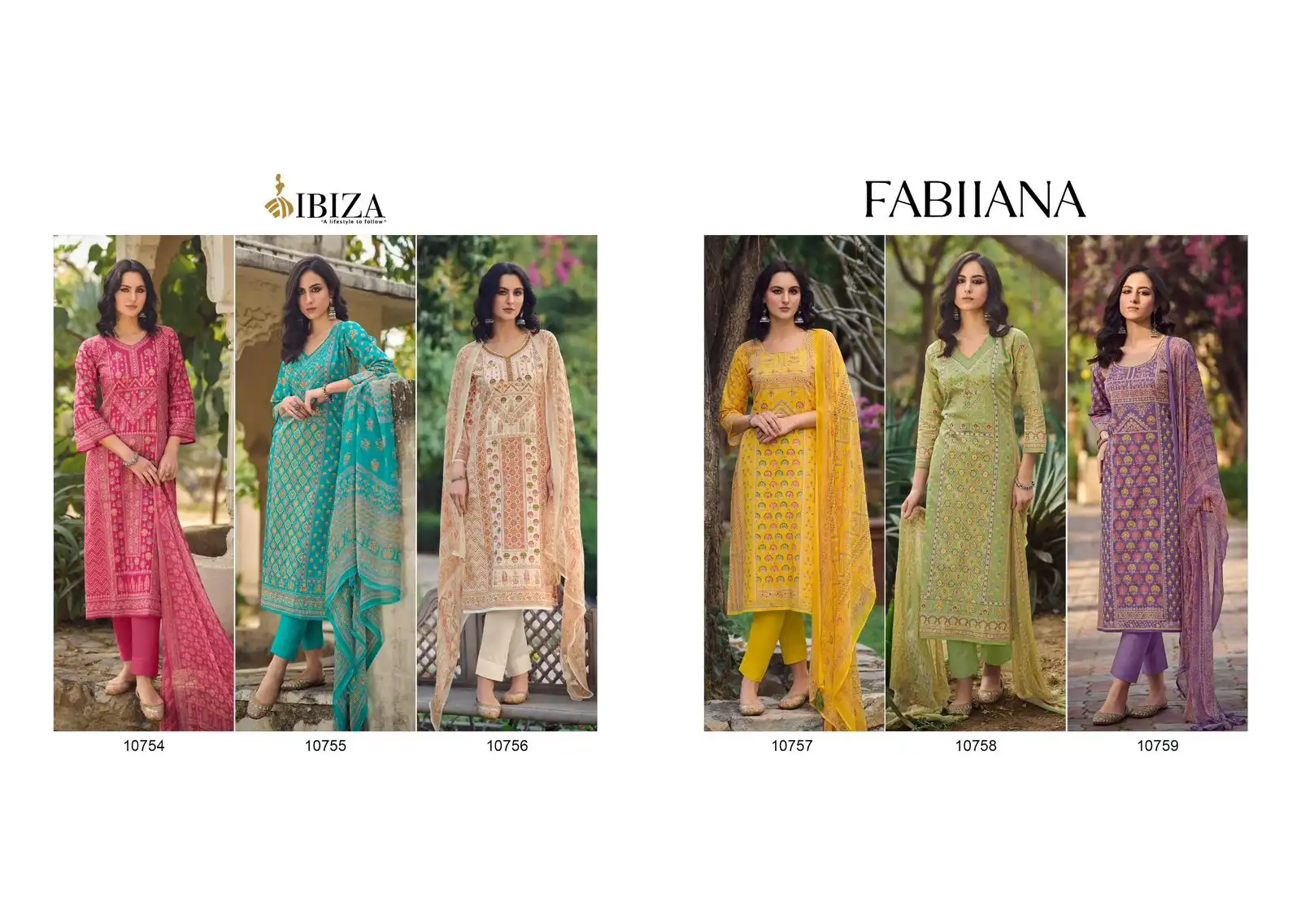 Ibiza Fabllana Pure Lawn Cotton Wholesale Fancy Printed Salwar Suit Catalog - Image 8