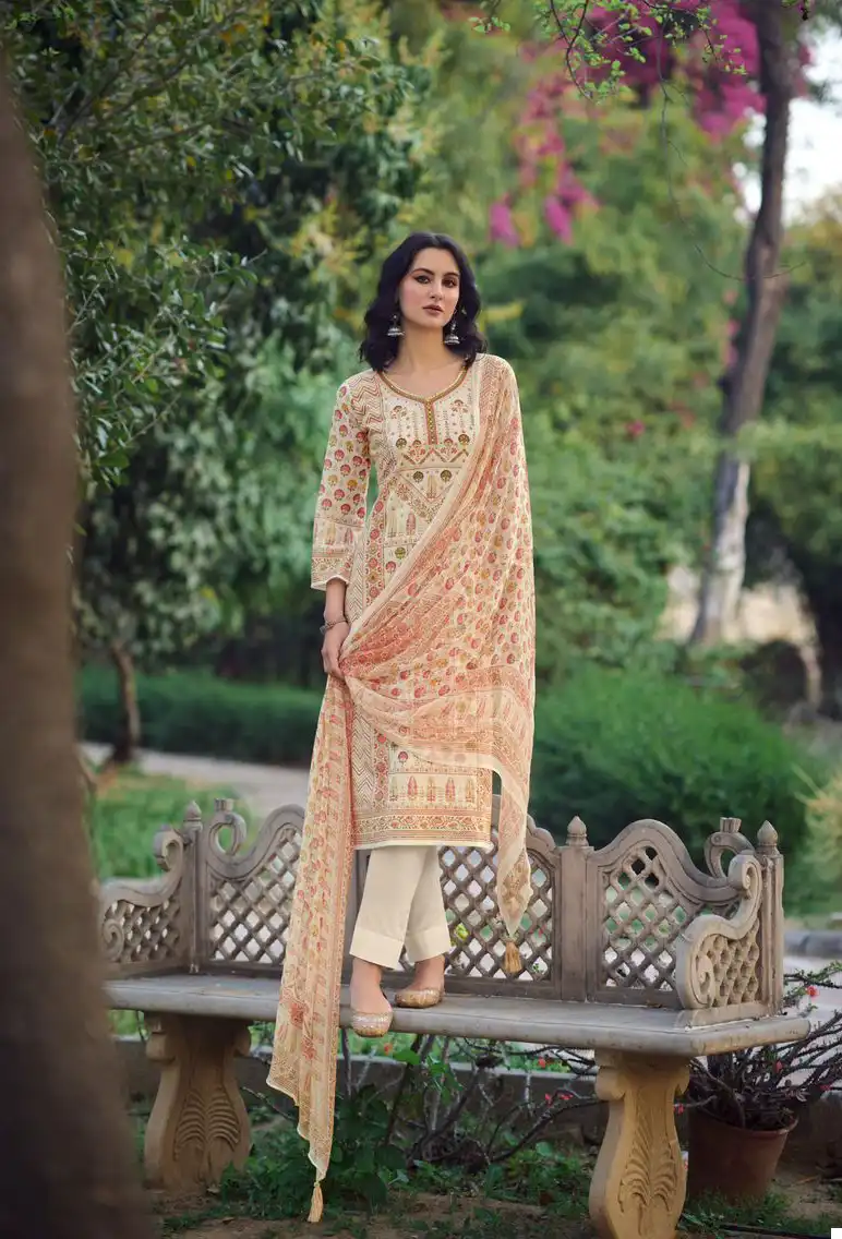 Ibiza Fabllana Pure Lawn Cotton Wholesale Fancy Printed Salwar Suit Catalog - Image 5