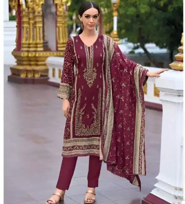 Jade Bin Saeed Vol 6 Lawn Cotton Wholesale Pakistani Salwar Suit Catalog