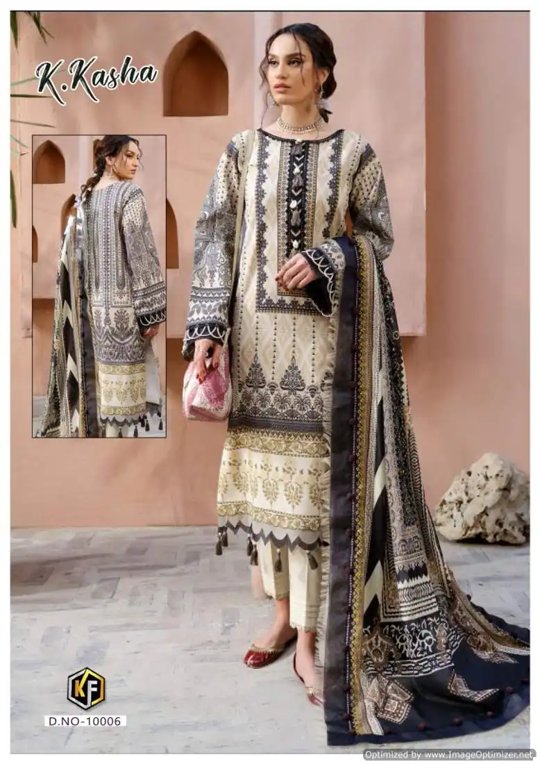 Keval Kasha Vol 10 Cotton Wholesale Pakistani Salwar Suit Catalog - Image 6