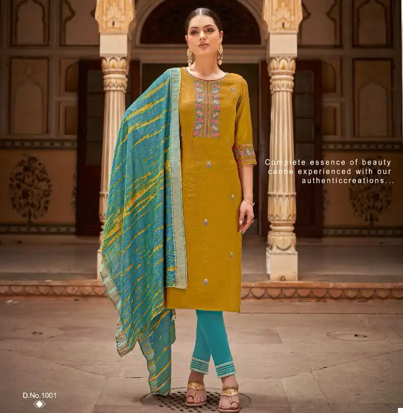 Ladies Flavour Anupama Heavy Rayon Wholesale Readymade Salwar Suit Catalog