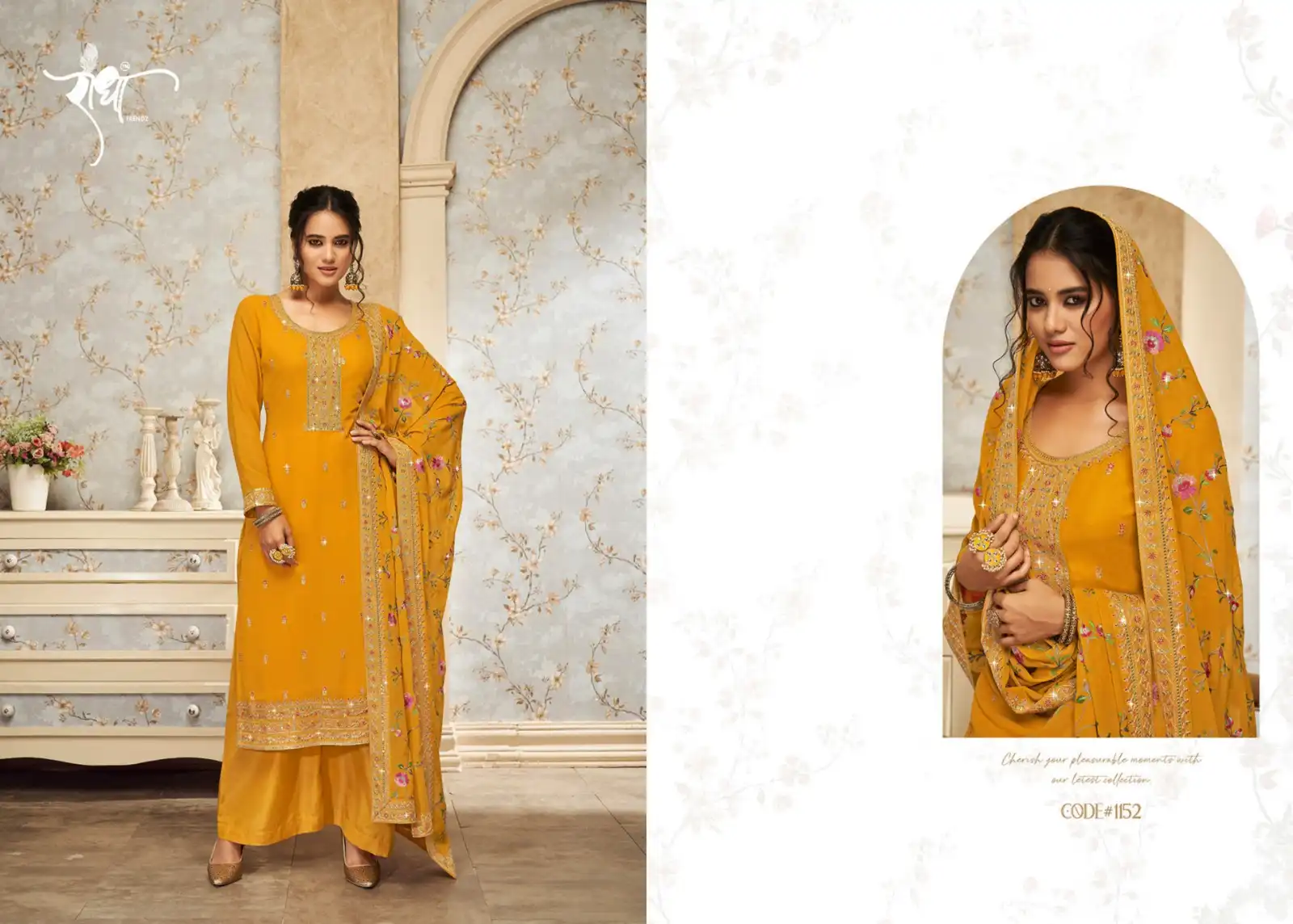 Radha Trendz Savariya Real Georgette Wholesale Designer Salwar Suit Catalog - Image 4