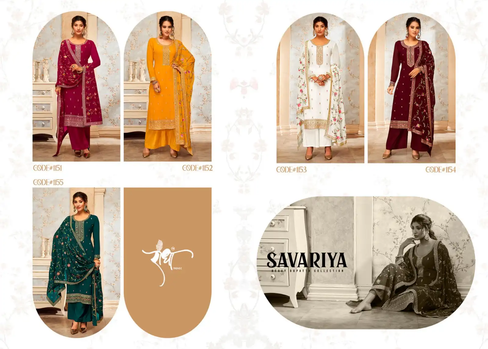 Radha Trendz Savariya Real Georgette Wholesale Designer Salwar Suit Catalog - Image 6