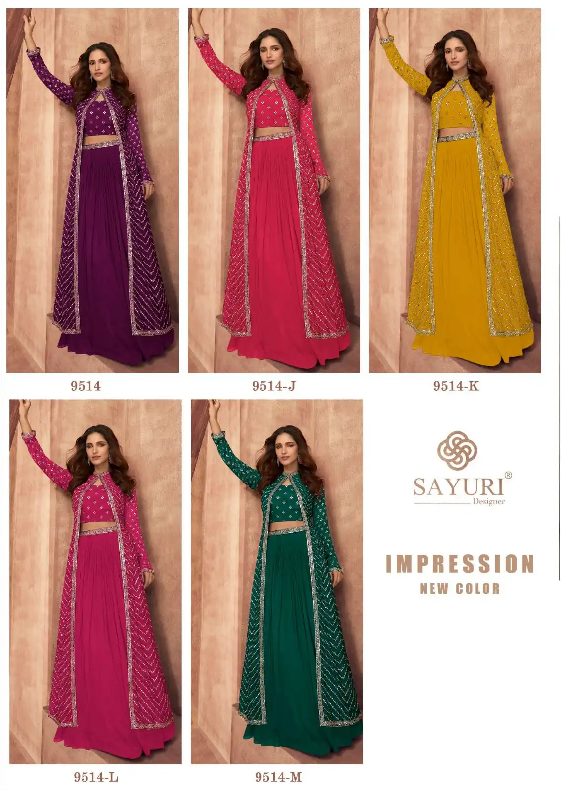 Sayuri Designer Impression Chinon Silk Wholesale Designer Readymade Salwar Suit Catalog - Image 6