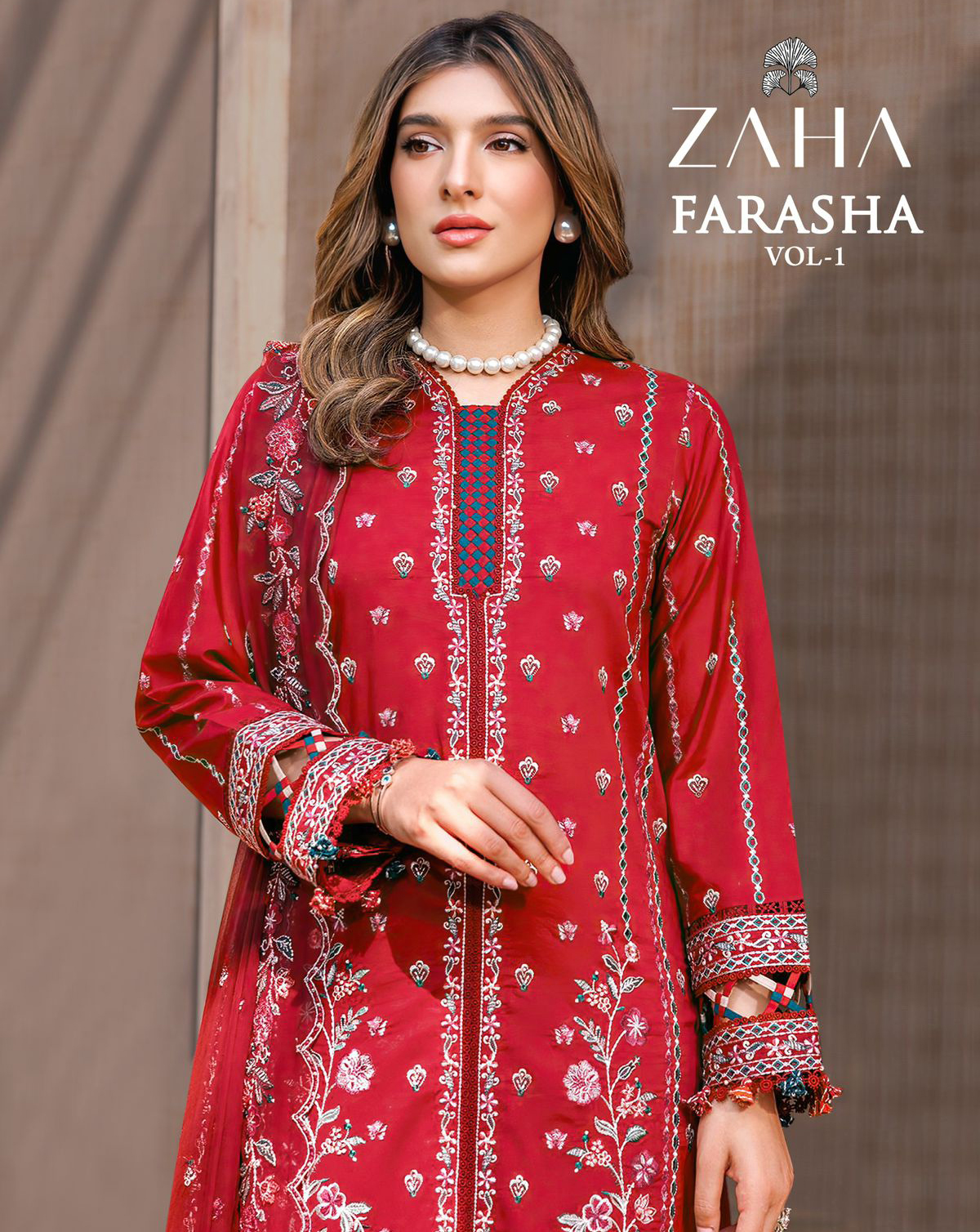 Zaha Farasha Vol 1 Pure Cambric Cotton Wholesale Pakistani Salwar Suit Catalog