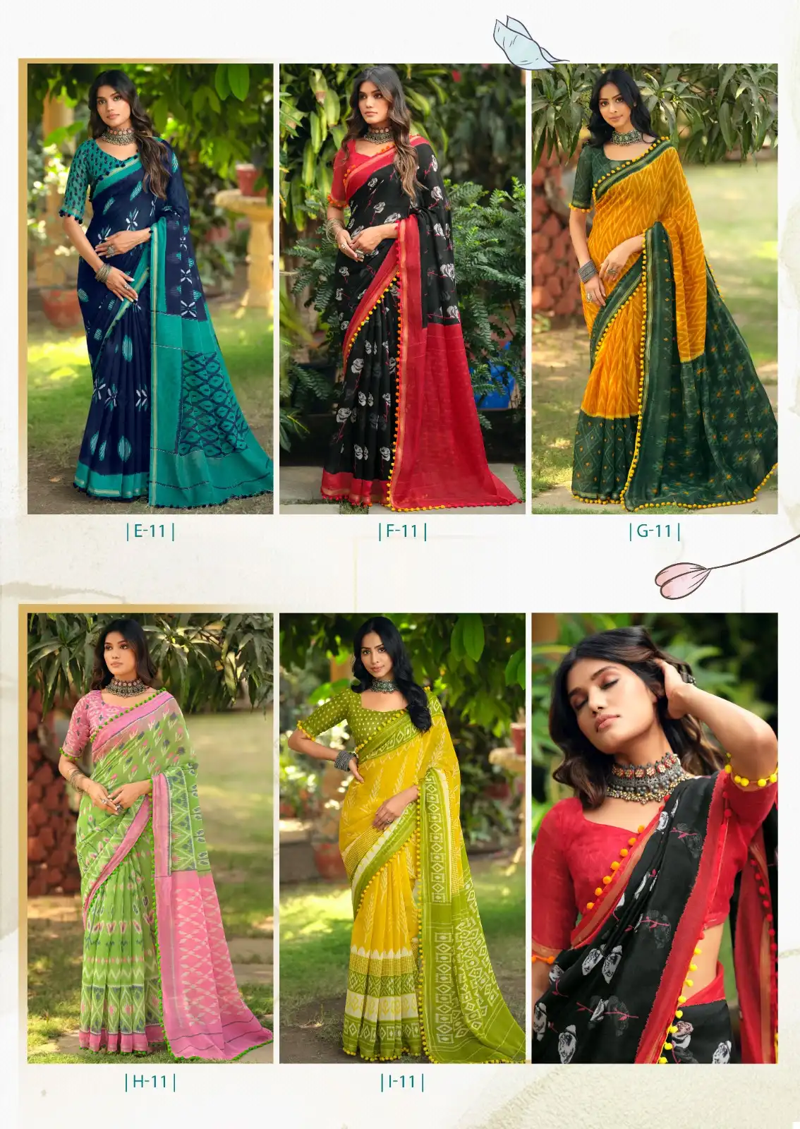 Sr Pumpum Vol 11 Mul Mul Cotton Wholesale Fancy Sarees Catalog - Image 6