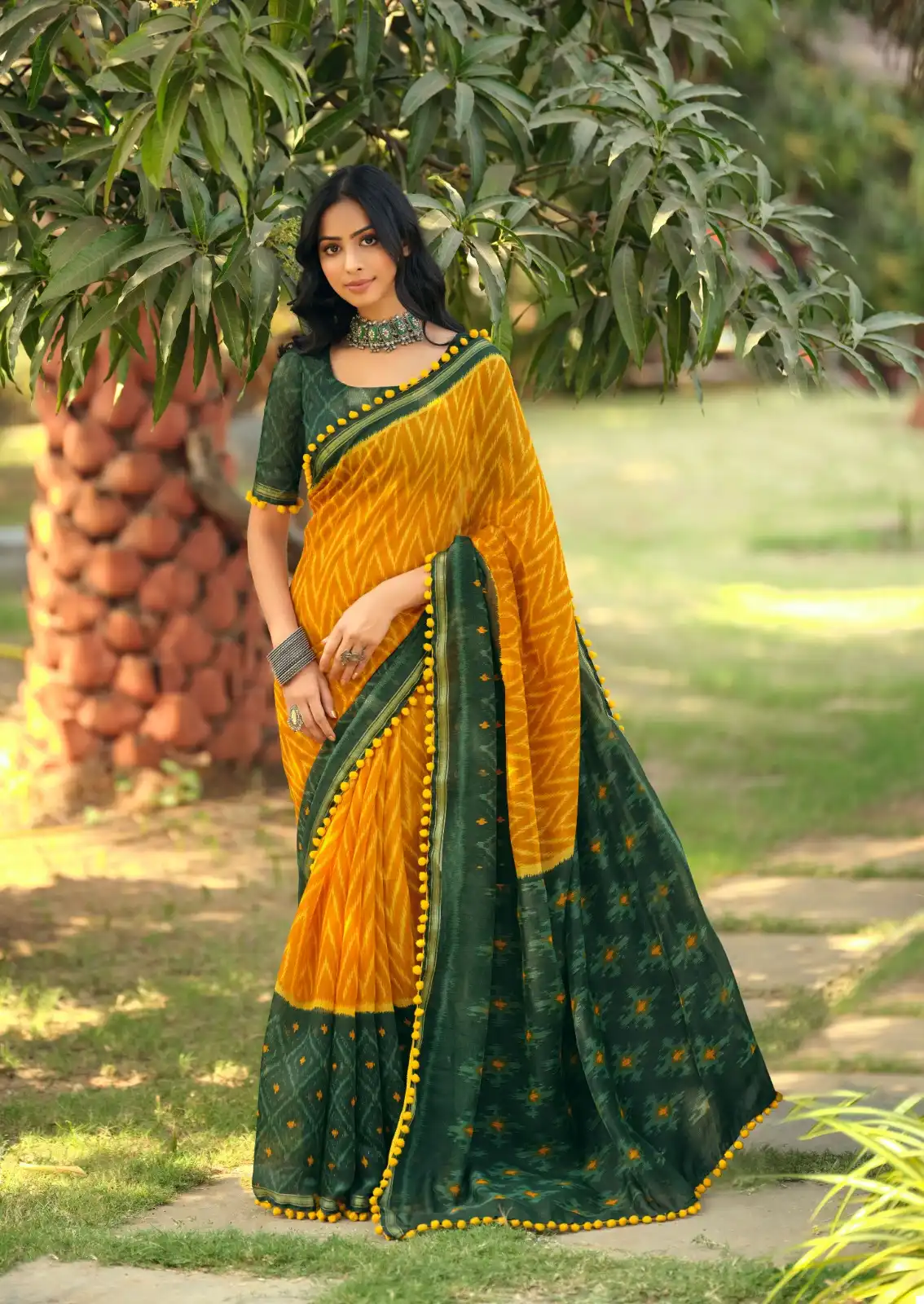 Sr Pumpum Vol 11 Mul Mul Cotton Wholesale Fancy Sarees Catalog - Image 3