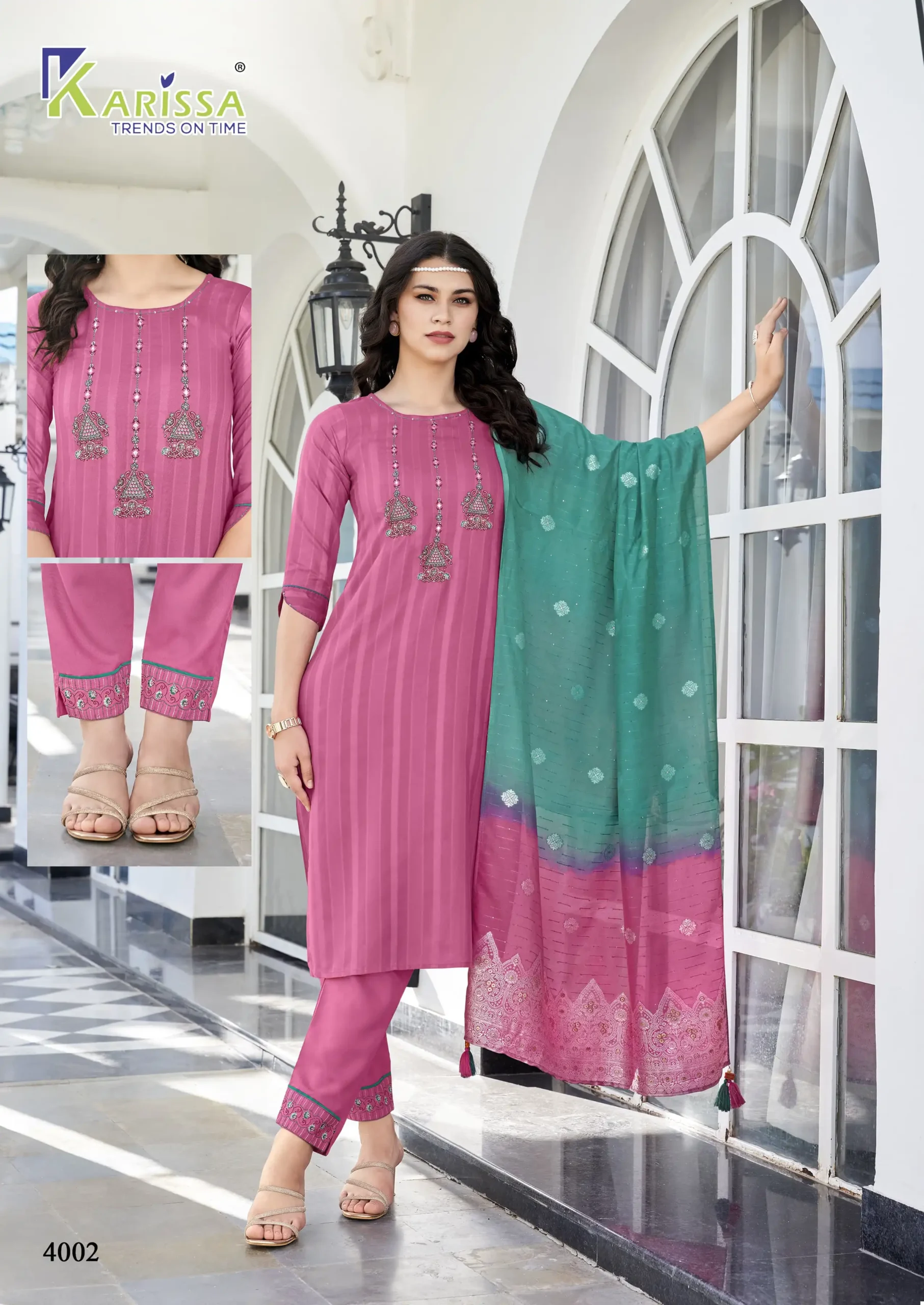 Karissa Opel Vol 4 Premium Pure Viscose Rayon Wholesale Readymade Salwar Suit Catalog - Image 5
