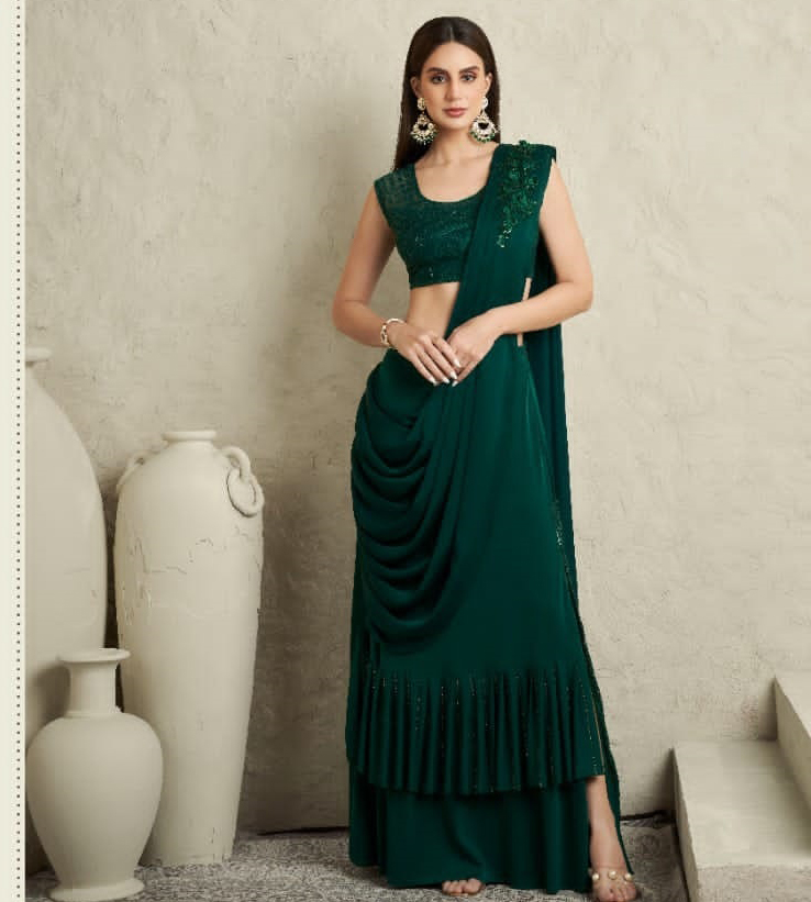 Tfh 7700 Series Imported Wholesale Readymade Sarees Catalog