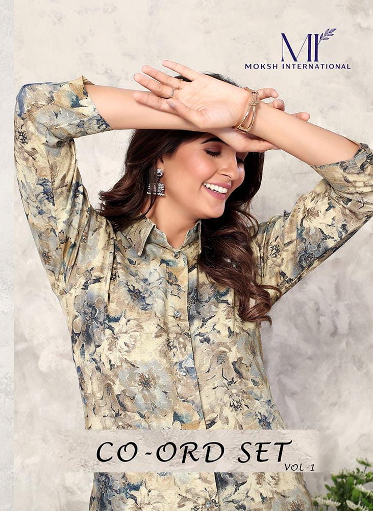Moksh Co-Ord Set Vol 1 Premium Rayon Wholesale Co-Ord Set Catalog
