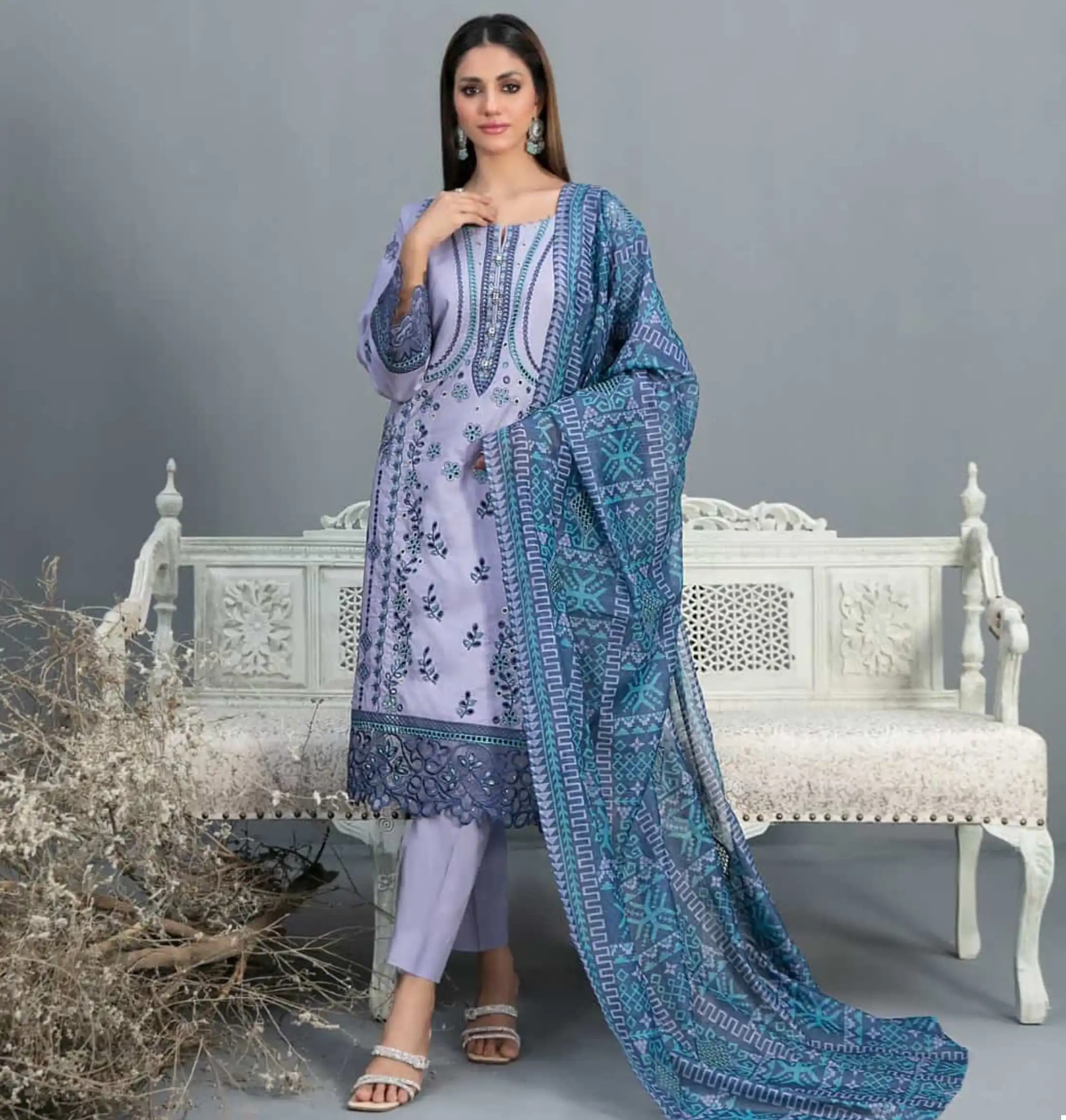 Afsana Zafra Roman Wholesale Readymade Salwar Suit Catalog