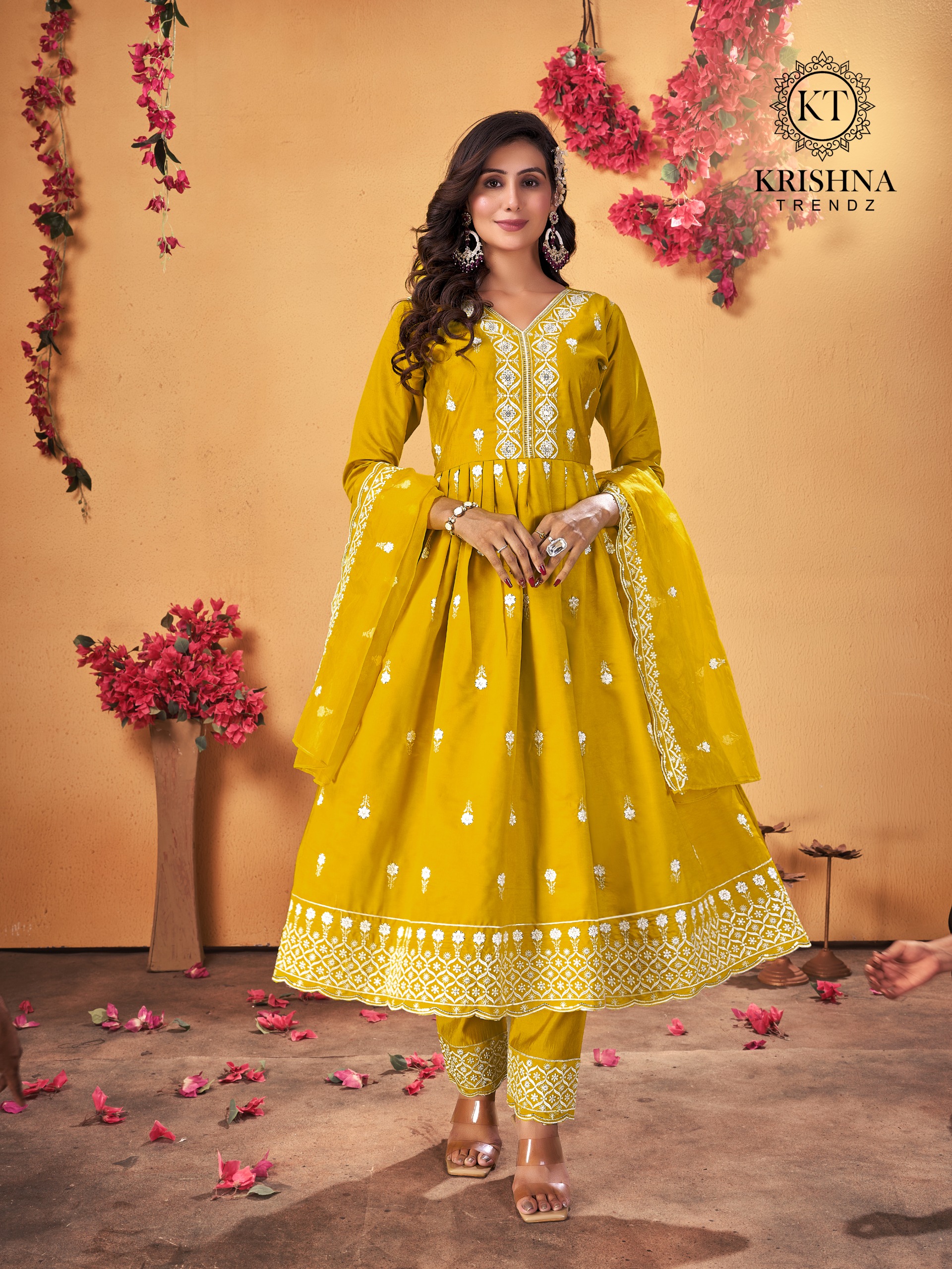 Krishna Sumer Fastival Vol 1 Kurti Pant With Dupatta Readymade Catalog
