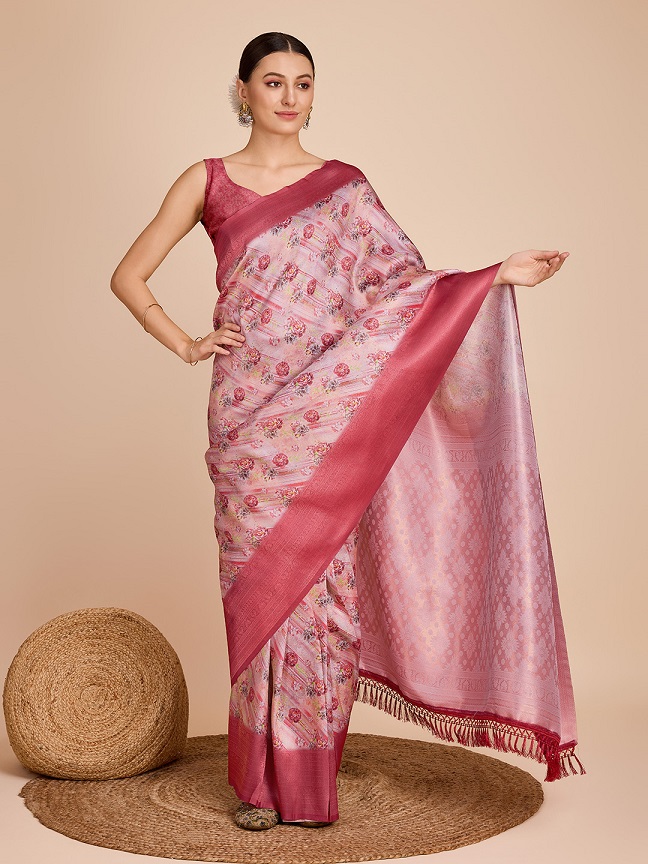 Ready To Wear Fancy Banarasi Silk Saree Catalog