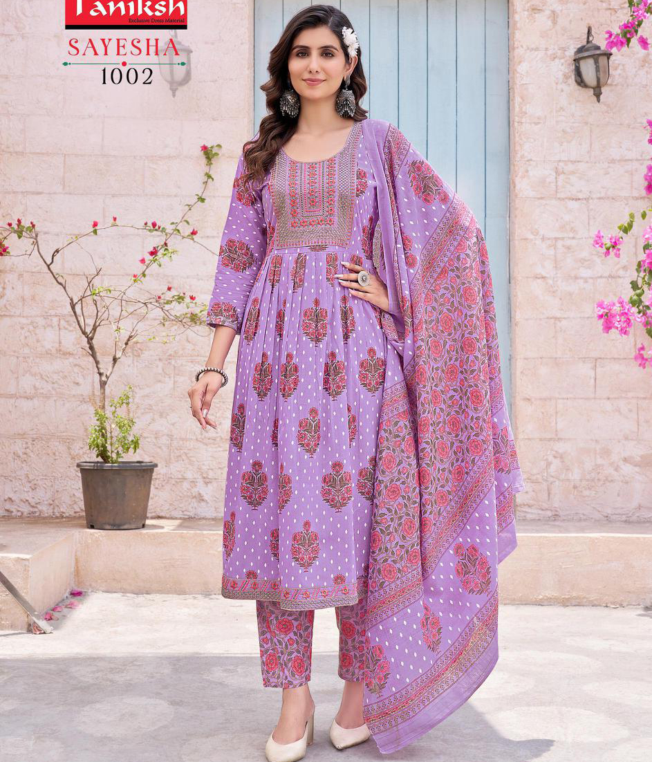 Taniksh Sayesha Vol 1 Cotton Wholesale Readymade Salwar Suit Catalog