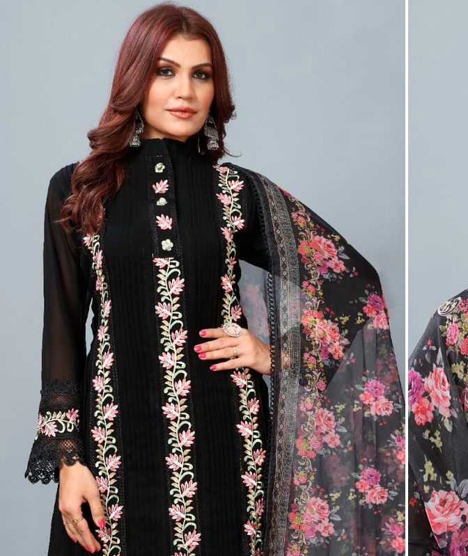 Zarqash Z 170 Heavy Georgette Wholesale Pakistani Readymade Salwar Suit Catalog