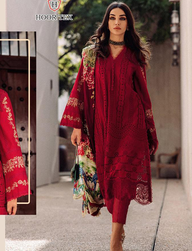 Hoor Tex H-125 Heavy Cotton Wholesale Pakistani Salwar Suit