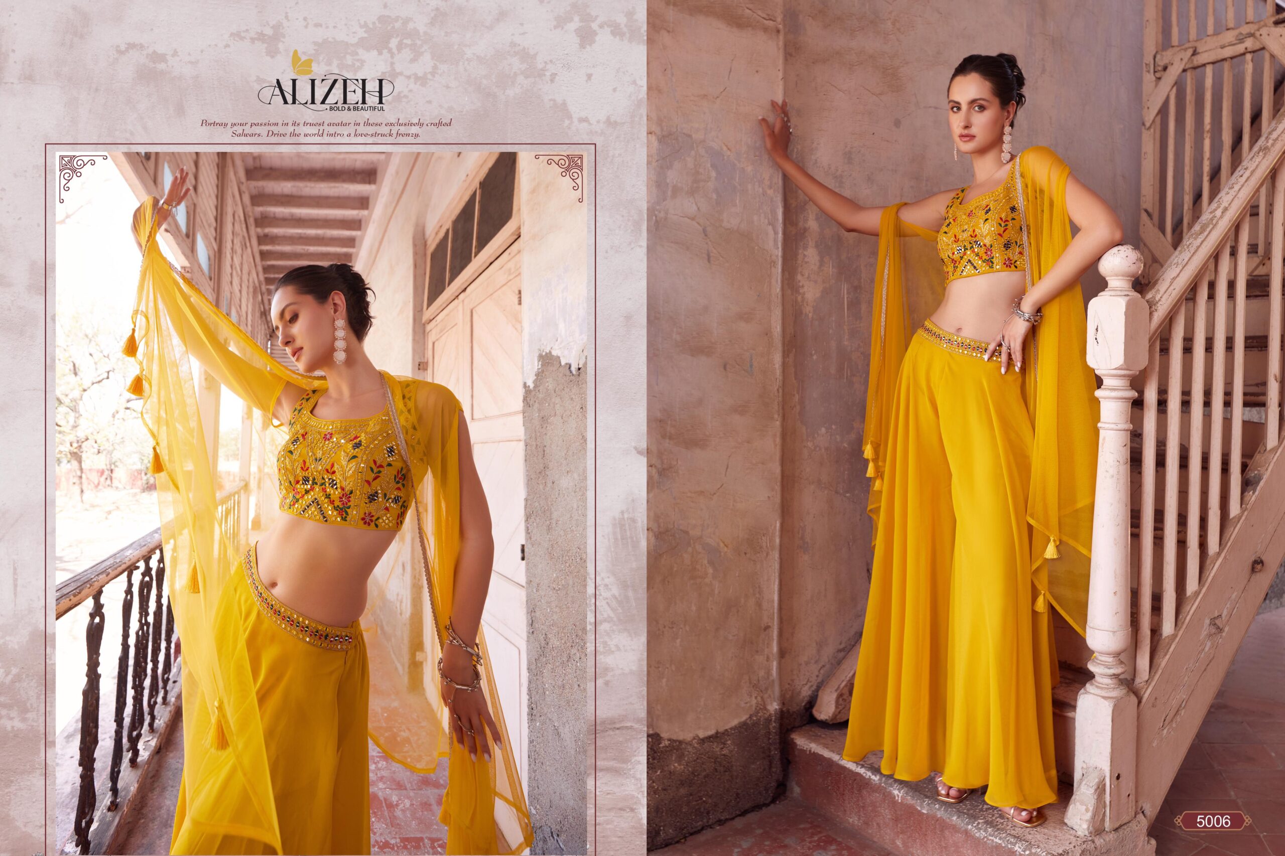 Alizeh Readymade Vol 1 Georgette Wholesale Lehenga Catalog - Image 6