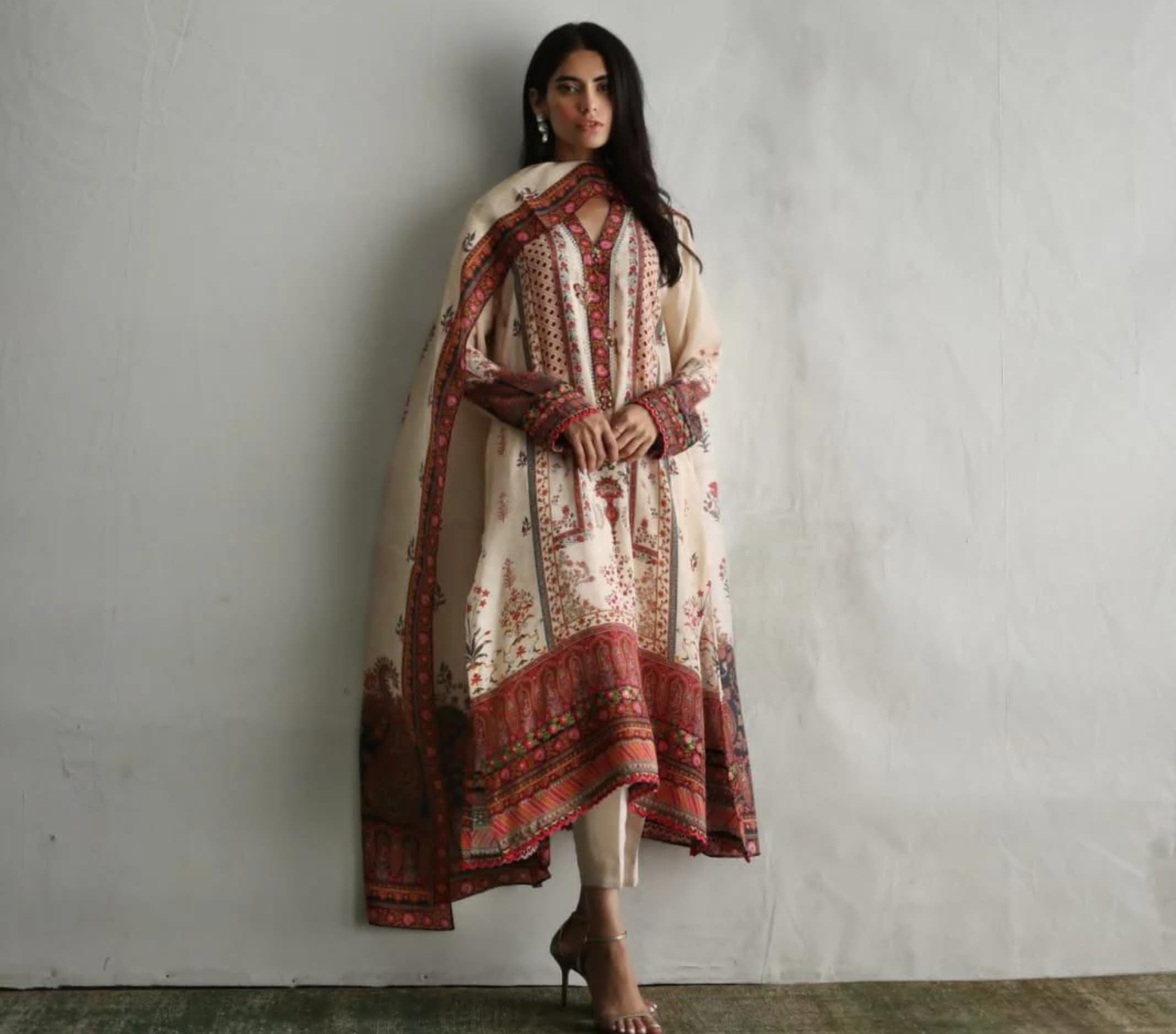 Afsana Mina Hasan Digital Printed Wholesale Size Combo Set