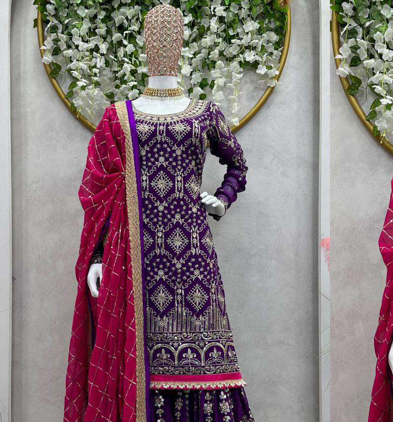 Vardan Ethnic Qrc 261 Georgette Wholesale Pakistani Party Wear Salwar Suit