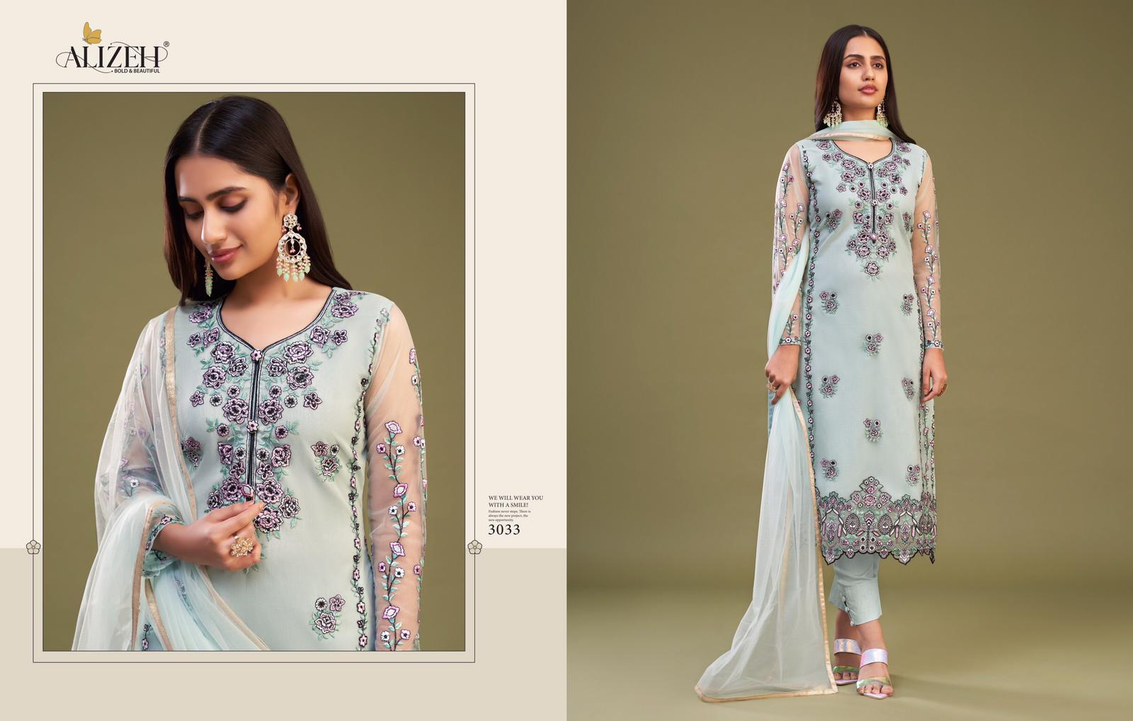 Alizeh Almora Vol 8 Designer Silk Salwar Kameez Wholesale Catalog - Image 4