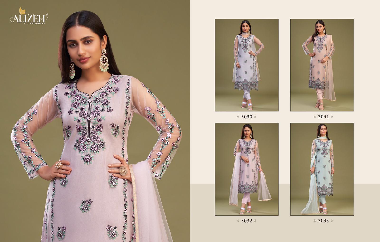 Alizeh Almora Vol 8 Designer Silk Salwar Kameez Wholesale Catalog - Image 7