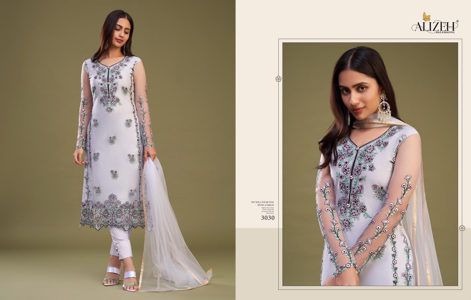 Alizeh Almora Vol 8 Designer Silk Salwar Kameez Wholesale Catalog - Image 2