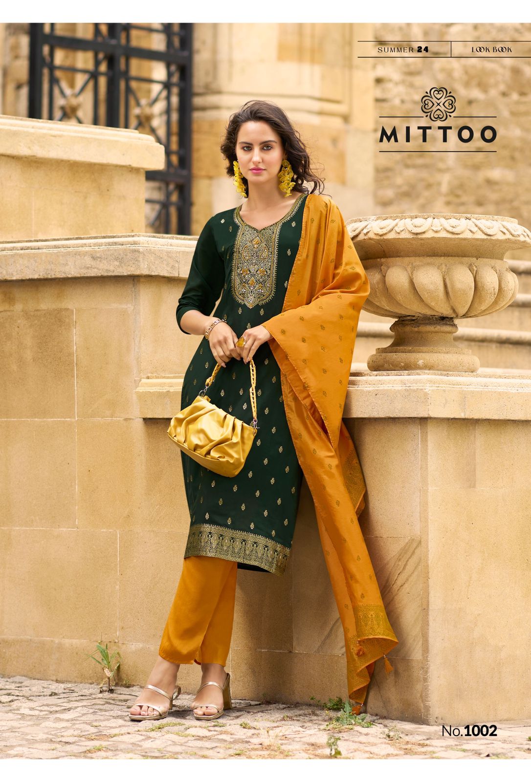 Mittoo Aafreen Fancy Kurti Pant With Dupatta Wholesale Catalog