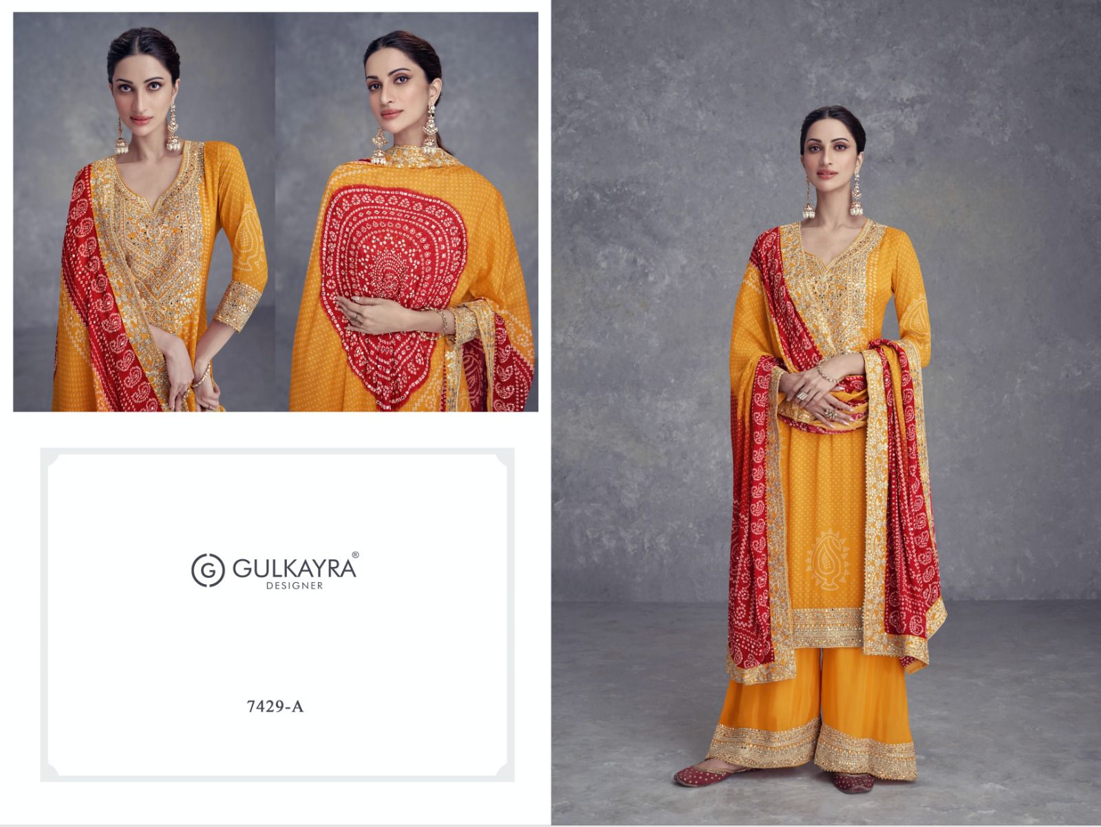Gulkayra Takshvi Chinon Wholesale Designer Salwar Suits Catalog - Image 2