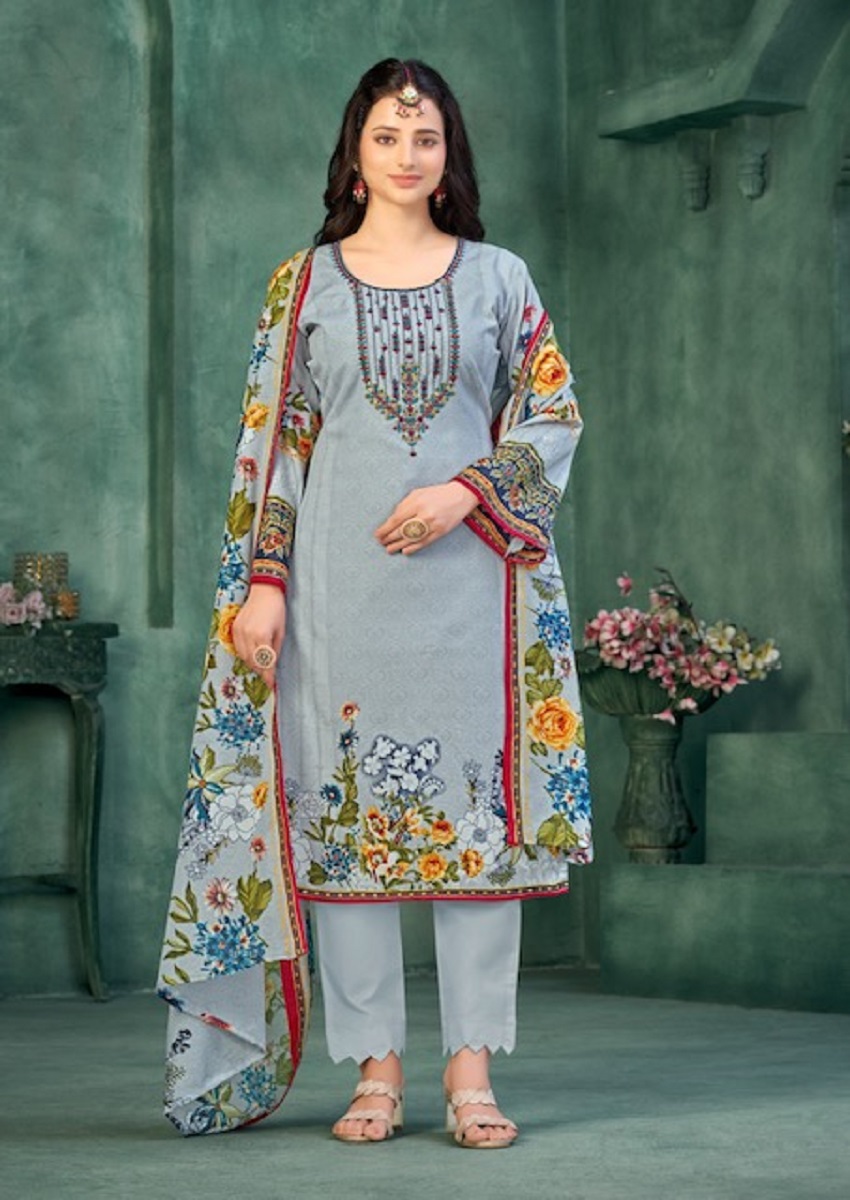 Al Karam Gulfam Vol 3 Cotton Wholesale Pakistani Salwar Suit Catalog - Image 4