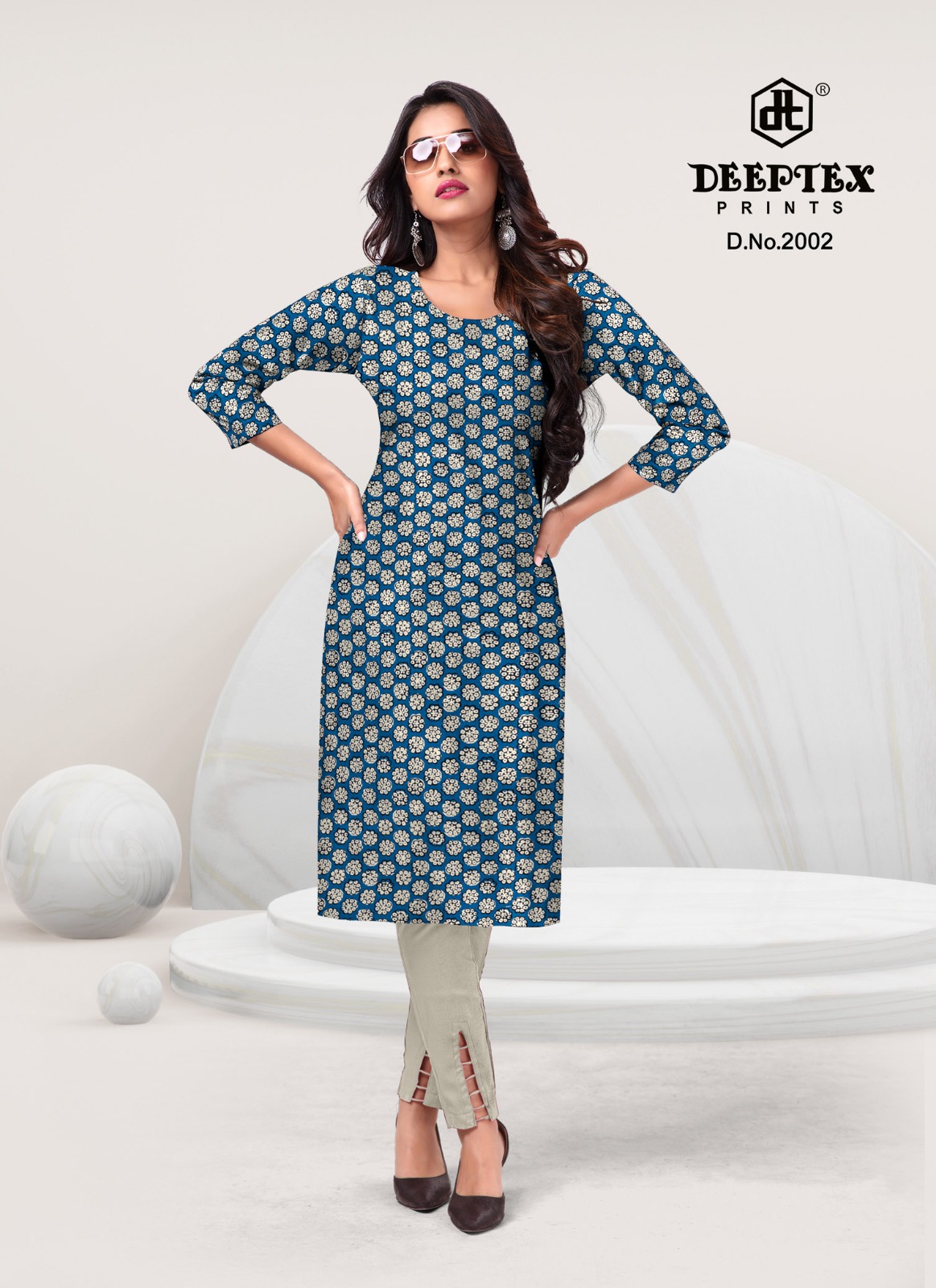 Deeptex Candy Floss Vol 2 Pure Cotton Wholesale Fancy Kurtis Catalog - Image 2