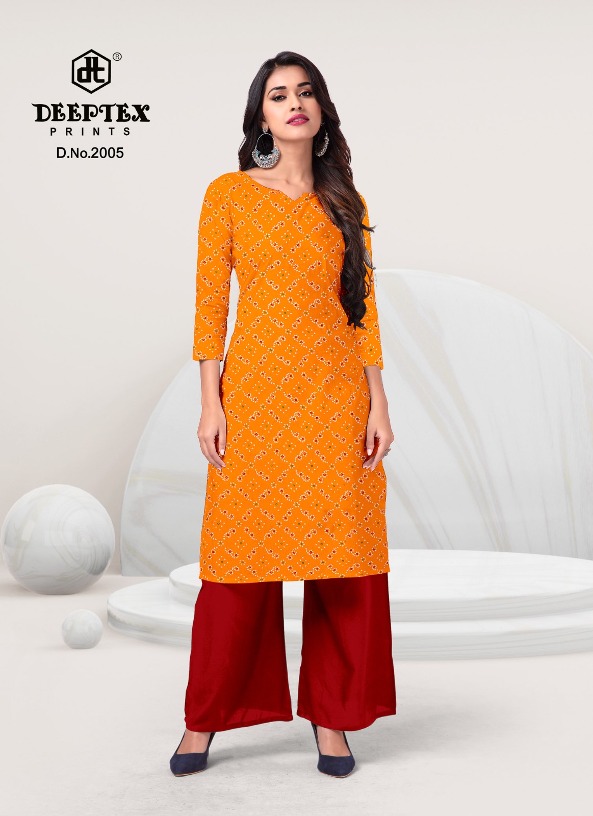 Deeptex Candy Floss Vol 2 Pure Cotton Wholesale Fancy Kurtis Catalog - Image 5