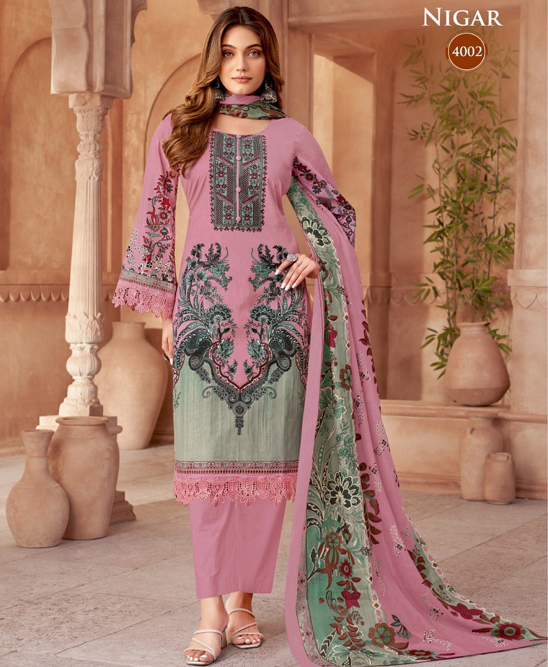 Mayur Nigar Vol 4 Pure Cotton Wholesale Pakistani Salwar Suit Catalog