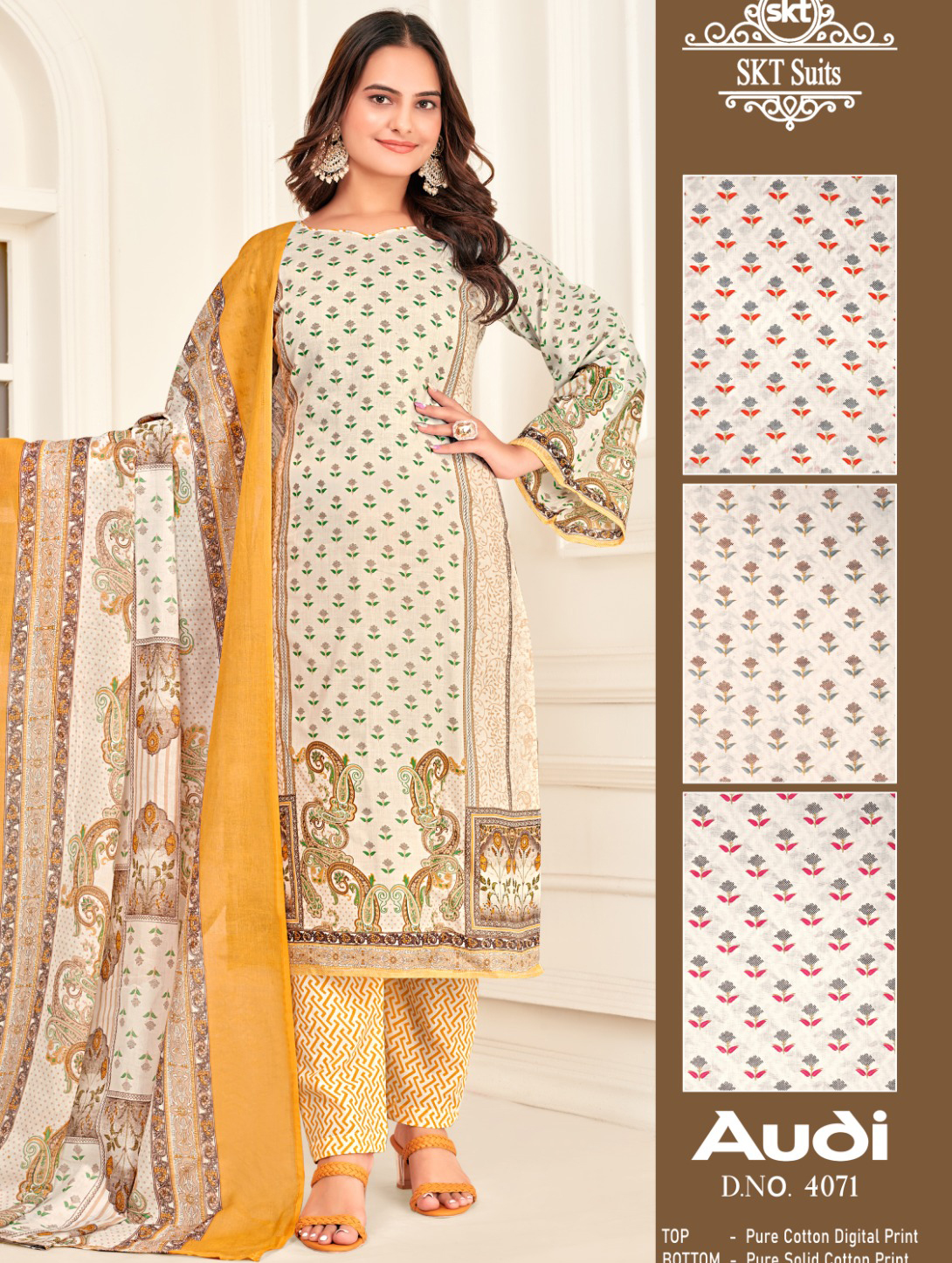 SKT Suit Audi Pure Cotton Salwar Suit Collection