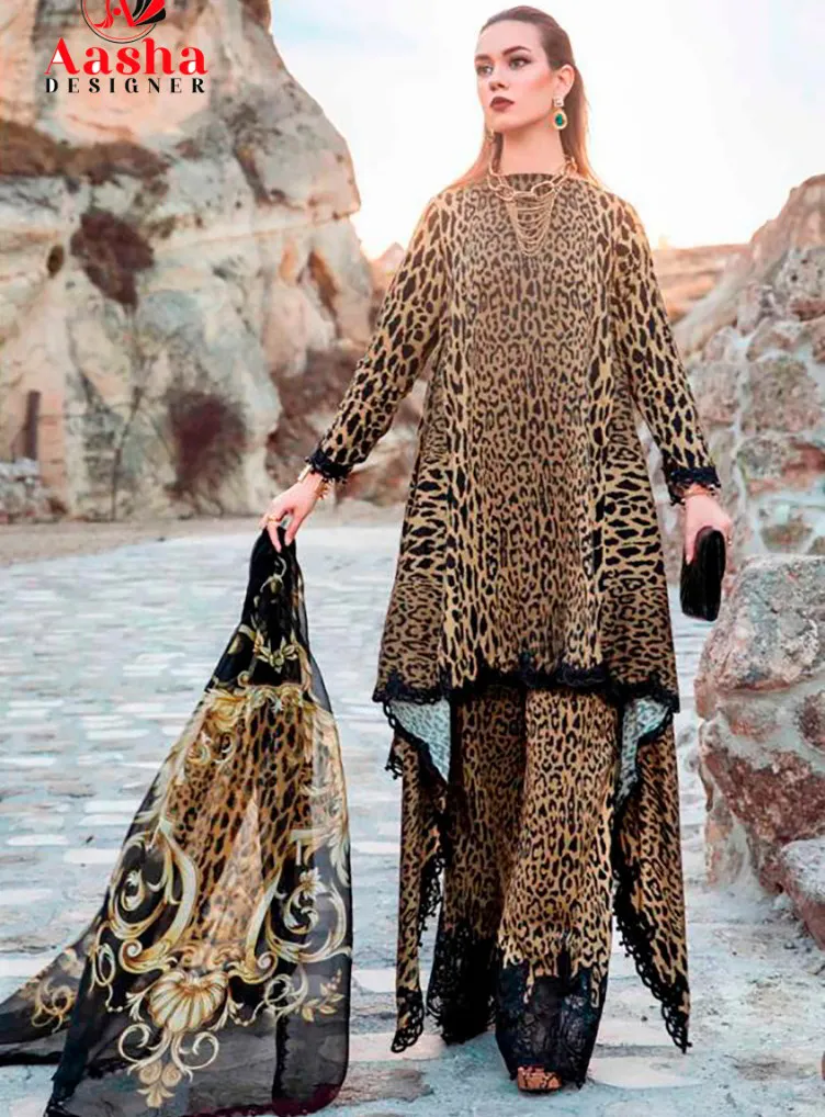 Aasha Designer ASD 1048 (AC) Pure Cotton Print Pakistani Salwar Suits Collection