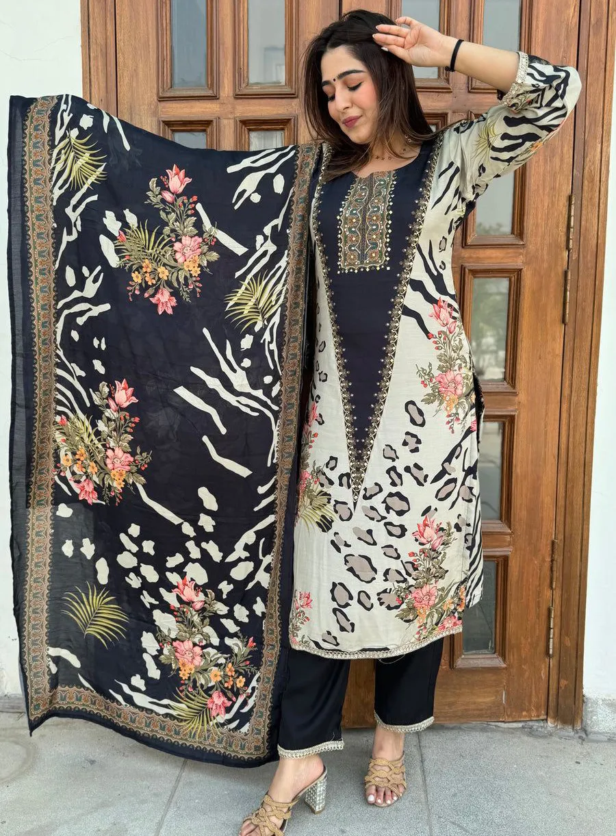 Afsana Queen Muslin digital print Readymade Salwar Suit Collection