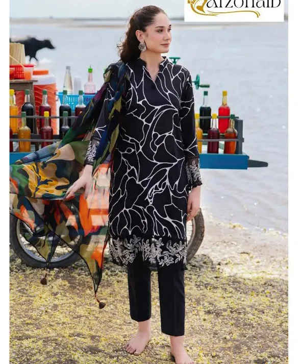 Alzohaib M Basic Cotton Wholesale Pakistani Salwar Suit Collection