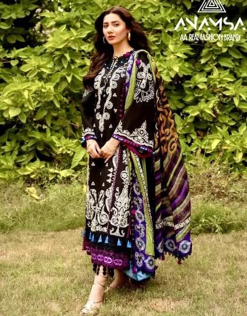 Anamsa 493 Rayon Wholesale Pakistani Salwar Suit Collection