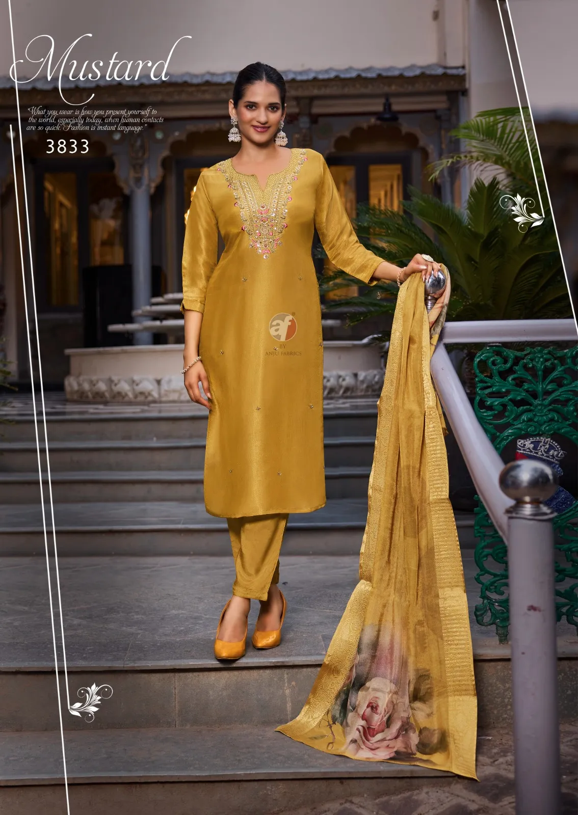 Anju Fabric Silk Affair Vol 4 Tissue Shimmer Wholesale Readymade Salwar Suit Collection — Wholesale Readymade Suit, Anju fabric wholesale from Surat — view 8