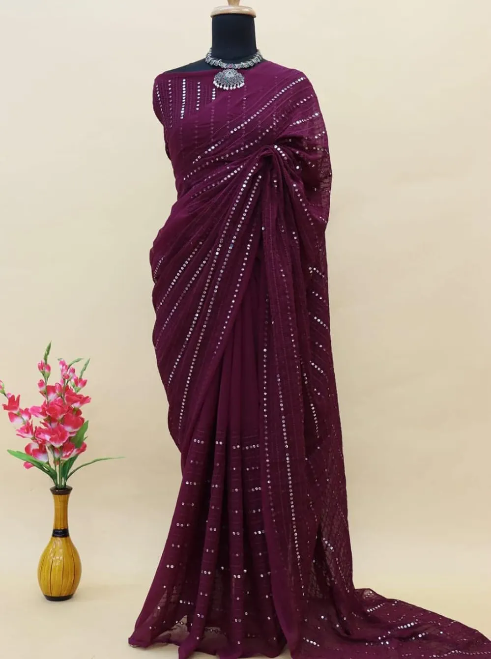 BT-3028 Georgette Wholesale Fancy Sarees Collection