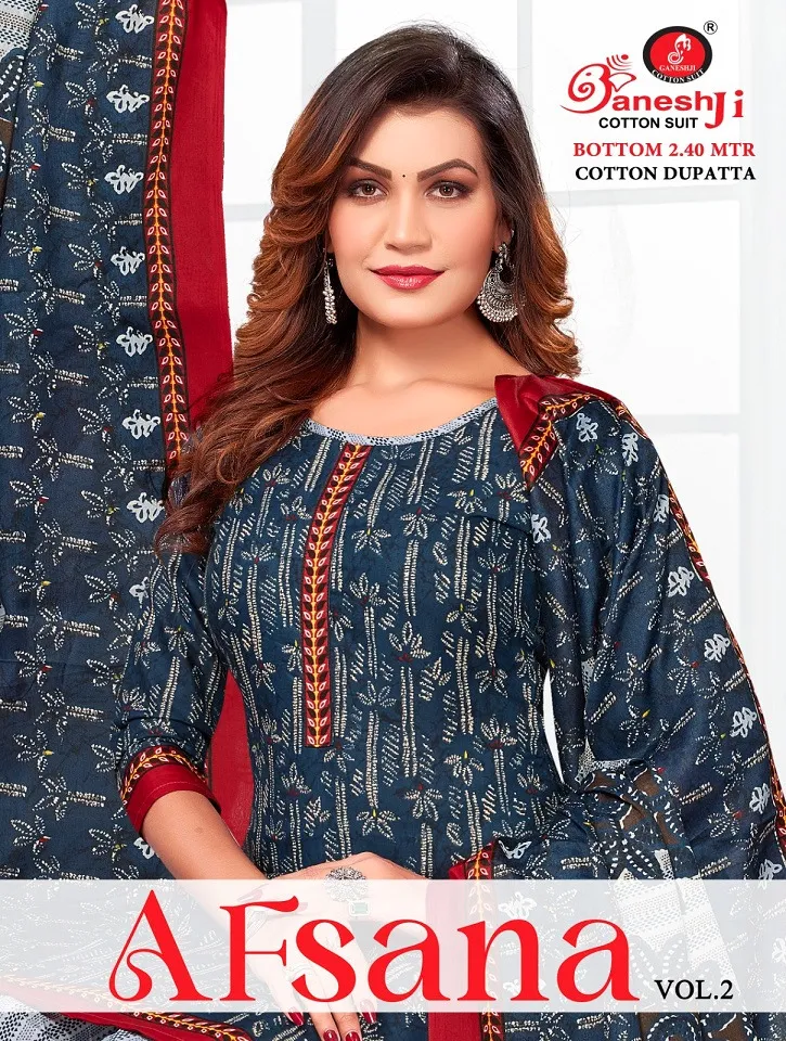 Ganeshji Afsana vol 2 Cotton Wholesale Salwar Suit Collection