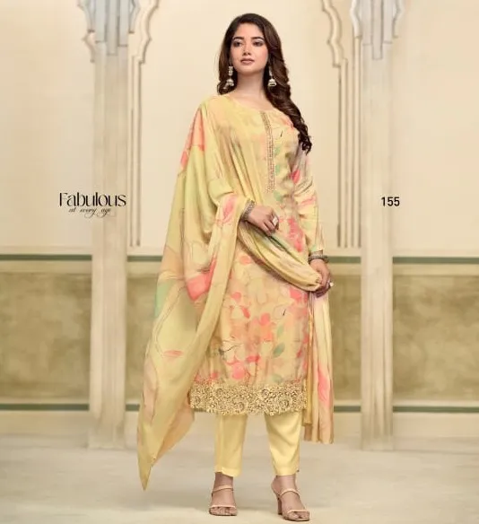 Glossy Haseen Vol 4 Viscous Muslin Digital Print Wholesale Salwar Suit Collection